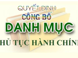 Công bố danh mục thủ tục hành chính được sửa đổi, bổ sung và bãi bỏ trong lĩnh vực chứng thực thuộc thẩm quyền giải quyết của cấp xã