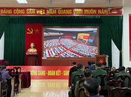 Xã Tam Hưng tham dự Hội nghị trực tuyến toàn quốc nghiên cứu, học tập, quán triệt và triển khai thực hiện NQ đại hội XIV của Đảng

