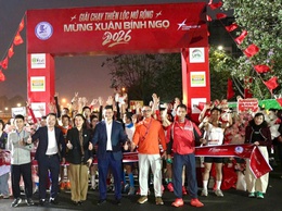 GIẢI CHẠY THIÊN LỘC MỞ RỘNG MỪNG XUÂN BÍNH NGỌ 2026 SÔI NỔI, LAN TỎA PHONG TRÀO RÈN LUYỆN THỂ DỤC THỂ THAO