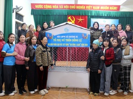 Chi hội Phụ nữ thôn Đồng Lệ ra mắt mô hình “Tổ phụ nữ thu gom, phân loại rác xây dựng gia đình 3 sạch”