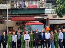 Ra mắt cơ sở chữa cháy và cứu nạn, cứu hộ tại phường Bạch Mai