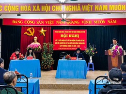 Phường Tây Tựu hoàn thành lấy ý kiến cử tri nơi cư trú đối với người ứng cử đại biểu HĐND cấp phường