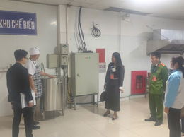 Tăng cường công tác quản lý nhà nước đối với bếp ăn tại các cơ sở giáo dục trên địa bàn xã Đan Phượng.