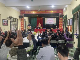 Hoàn thành lấy ý kiến cử tri nơi cư trú tại xã Gia Lâm