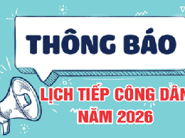 Lịch tiếp công dân quý I/2026 của Đại biểu HĐND Thành phố