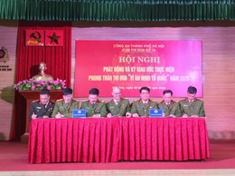 CÔNG AN XÃ SÓC SƠN CHỦ TRÌ TỔ CHỨC HỘI NGHỊ PHÁT ĐỘNG THI ĐUA 