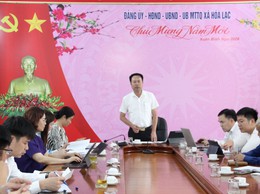 Chủ tịch UBND xã Hòa Lạc: Tăng trưởng 11% phải bằng giải pháp cụ thể, phân công rõ trách nhiệm