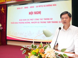Hội nghị giao ban công tác tháng 02, triển khai phương hướng, nhiệm vụ trọng tâm tháng 3/2026 