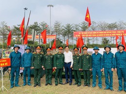 BAN CHQS XÃ BA VÌ TỔ CHỨC LỄ RA QUÂN HUẤN LUYỆN NĂM 2026, PHÁT ĐỘNG THI ĐUA CAO ĐIỂM 