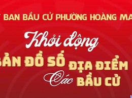 Phường Hoàng Mai ra mắt Bản đồ số địa điểm các điểm bầu cử