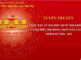 Ngành Giáo dục xã Phú Xuyên đẩy mạnh tuyên truyền, lan tỏa ý nghĩa ngày bầu cử đại biểu Quốc hội và HĐND các cấp nhiệm kỳ 2026-2031