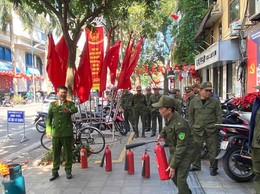 Phường Hai Bà Trưng tập huấn nghiệp vụ phòng cháy, chữa cháy cho các lực lượng phục vụ bầu cử