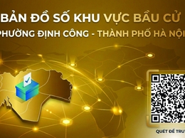 Bản đồ số 32 Khu vực bỏ phiếu trên địa bàn phường Định Công