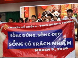 Trường THCS Quang Trung thực hiện chuyên đề truyền thông về 