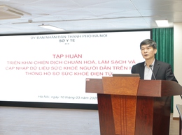 Triển khai chiến dịch chuẩn hóa, làm sạch và cập nhật dữ liệu sức khỏe người dân trên hệ thống Hồ sơ sức khỏe điện tử