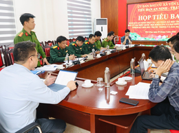 TIỂU BAN BẢO ĐẢM AN NINH TRẬT TỰ VÀ AN TOÀN XÃ HỘI TỔ CHỨC HỌP RÀ SOÁT PHƯƠNG ÁN, PHÂN CÔNG NHIỆM VỤ, BẢO ĐẢM AN NINH, AN TOÀN TRÊN TOÀN ĐỊA BÀN XÃ.