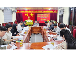 UBND xã tổ chức họp triển khai, thống nhất một số nội dung trọng tâm