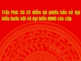 32 địa điểm bỏ phiếu bầu cử đại biểu Quốc hội và đại biểu HĐND các cấp trên địa bàn xã Trần Phú