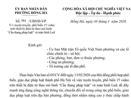 Phường Hồng Hà đẩy mạnh tuyên truyền pháp luật qua mô hình 