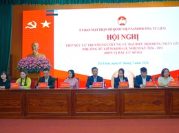 Tổ chức hội nghị tiếp xúc cử tri với người ứng cử đại biểu HĐND phường Từ Liêm khóa II, nhiệm kỳ 2026–2031 tại đơn vị bầu cử số 03