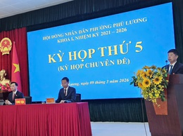 HĐND Phường Phú Lương khóa I, nhiệm kỳ 2021- 2026  tổ chức kỳ họp thứ 5 (Kỳ họp chuyên đề)