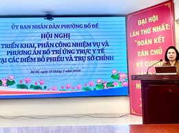 TRẠM Y TẾ PHƯỜNG BỒ ĐỀ TRIỂN KHAI PHƯƠNG ÁN BỐ TRÍ ỨNG TRỰC Y TẾ PHỤC VỤ CÔNG TÁC BẦU CỬ