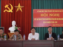 ĐƠN VỊ BẦU CỬ SỐ 5 TIẾP XÚC CỬ TRI VỚI CÁC THÔN: PHEO - XUÂN THỌ - PHÚ THỨ - KHÁNH CHÚC BÃI