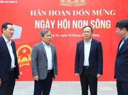 Chủ tịch UBND TP Hà Nội Vũ Đại Thắng kiểm tra công tác chuẩn bị bầu cử tại các phường: Ba Đình, Ngọc Hà, Giảng Võ.