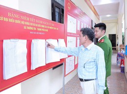 Bản đồ số 54 khu vực bỏ phiếu trên địa bàn xã Thường Tín