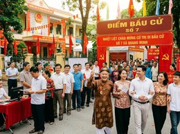 Xã Quang Minh ứng dụng công nghệ số trong tuyên truyền và tổ chức bầu cử