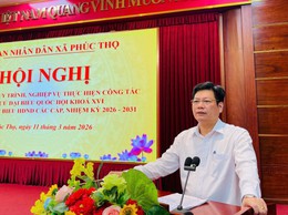 Phúc Thọ tập huấn quy trình, nghiệp vụ phục vụ ngày bầu cử Quốc hội khóa XVI và HĐND các cấp