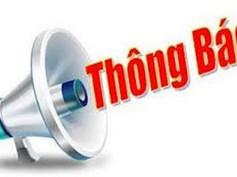 Thông báo về việc treo cờ Tổ quốc