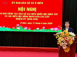 Xã Ô Diên chuẩn bị tốt cho ngày bầu cử