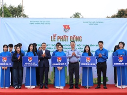 Đoàn TNCS Hồ Chí Minh xã Mê Linh phát động Ra quân Tháng Thanh niên và Tết trồng cây năm 2026
