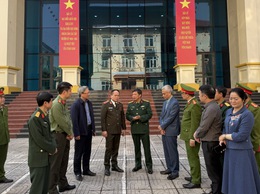 Đoàn công tác số 9 Thành ủy Hà Nội kiểm tra công tác chuẩn bị bầu cử tại phường Nghĩa Đô