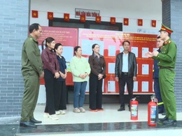 Công an xã Phúc Thọ triển khai đồng bộ các biện pháp bảo đảm ANTT phục vụ bầu cử