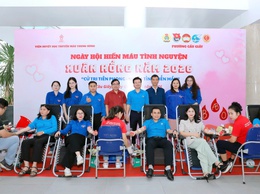 Phường Cầu Giấy tổ chức Ngày hội hiến máu tình nguyện chào mừng Ngày hội non sông năm 2026