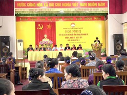Thạch Thất: Hội nghị tiếp xúc cử tri vận động bầu cử tại đơn vị bầu cử số 3