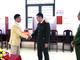 Đoàn công tác Công an thành phố Hà Nội kiểm tra công tác ANTT phục vụ bầu cử