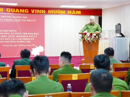 Công an phường Dương Nội hiệp đồng các lực lượng đảm bảo tuyệt đối an ninh an toàn trước, trong và sau bầu cử