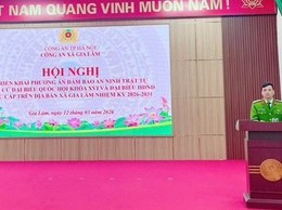 Công an xã Gia Lâm triển khai phương án đảm bảo an ninh trật tự phục vụ cuộc bầu cử đại biểu Quốc hội khóa XVI và đại biểu Hội đồng nhân dân các cấp 