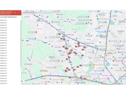  Bản đồ số: Khu vực bỏ phiếu phường Xuân Phương 