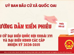 Uỷ ban Bầu cử xã Quốc Oai - Hướng dẫn các bước kiểm đếm phiếu