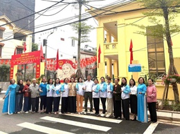 Hội LHPN Phường Phú Thượng khánh thành công trình đoạn đường xanh – sạch – đẹp – nở hoa chào mừng cuộc bầu cử đại biểu Quốc hội và HĐND các cấp nhiệm kỳ 2026 – 2031