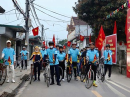 Diễu hành đạp xe tuyên truyền Bầu cử đại biểu Quốc hội khóa XVI và đại biểu Hội đồng nhân dân các cấp nhiệm kỳ 2026–2031