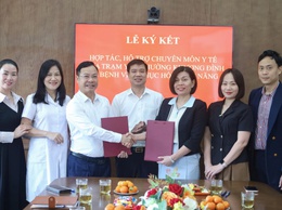 Khương Đình: Ký kết hợp tác, hỗ trợ chuyên môn y tế với Bệnh viện Phục hồi chức năng Hà Nội