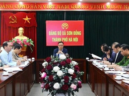 Xã Sơn Đồng giao ban Công tác bầu cử