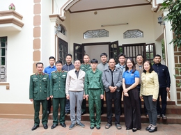 Hội đồng Nghĩa vụ quân sự xã đã tổ chức đoàn đến thăm, kiểm tra và động viên công dân dự phòng quân đội năm 2026