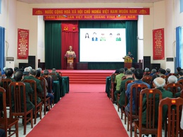 Cựu chiến binh xã Sơn Đồng tổ chức mạn đàm về công tác bầu cử đại biểu Quốc hội và đại biểu HĐND các cấp nhiệm kỳ 2026 – 2031