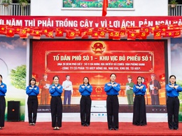 Không khí hướng về ngày bầu cử đại biểu quốc hội và đại biểu HĐND các cấp lan tỏa tại trường mầm non A Tứ Hiệp